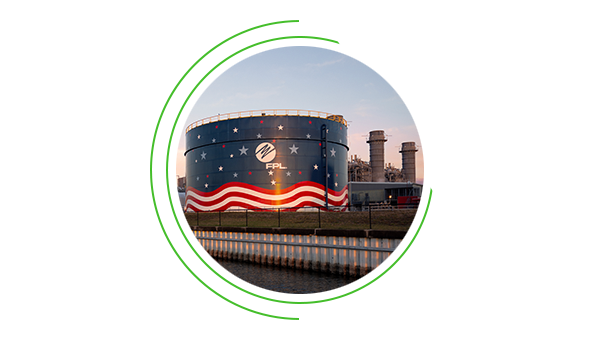 FPL Everglades natural gas power plant. FPL Everglades natural gas power plant.
